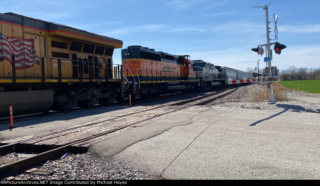 UP Freight Train at Airport Road in Cahokia IL